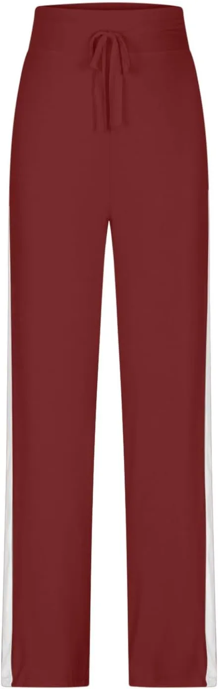 Women Yoga Pants Long Modal Comfy Drawstring Trousers Loose Straight Leg Yoga Running Athletic Lounge Pants