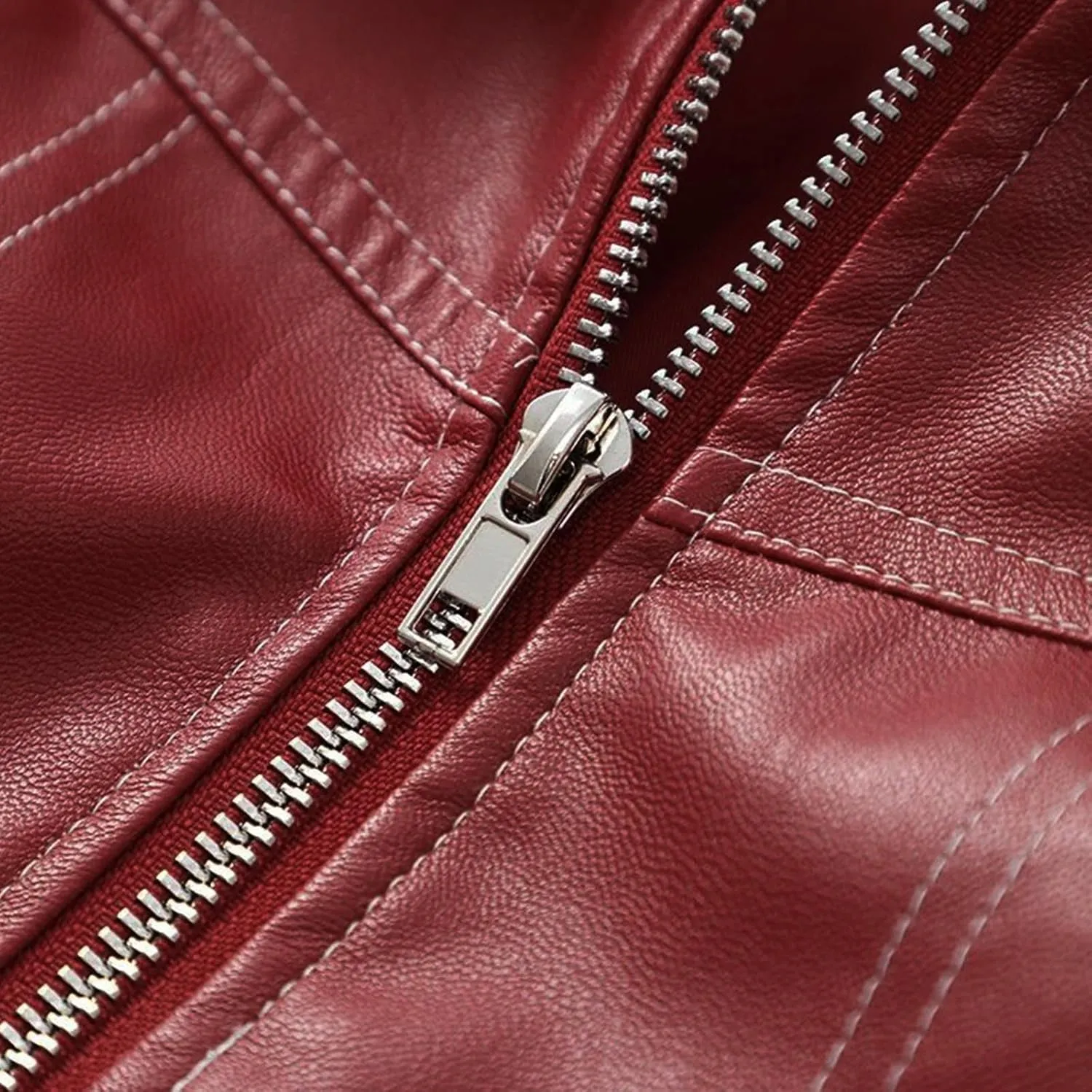 Women Zip Up Faux Leather Jacket 2024 Fall Outfits Motorcycle Bomber Jackets Casual Outerwear Fashion Leather Coat