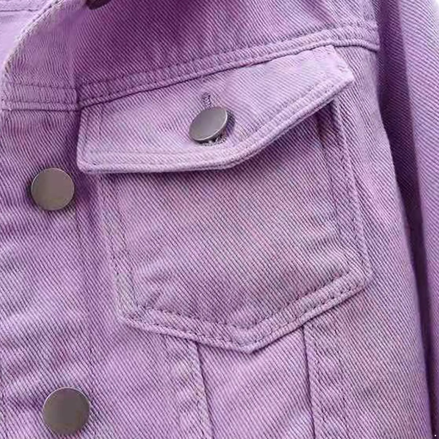 Women's 3/4 Sleeve Denim Jacket Button Down Shawl Stretch Denim Jean Jacket With Pockets