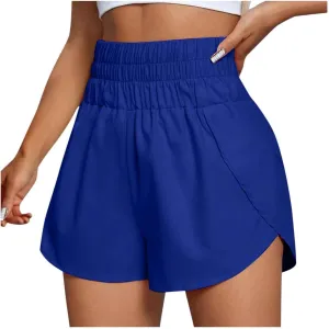 Womens Athletic Shorts High Waisted Running Shorts Gym Workout Shorts Casual Comfy Sport Shorts with Pockets 2025