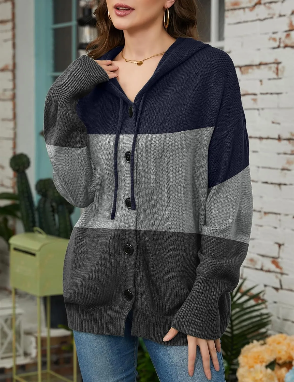 Women's Casual Cardigan Long Sleeve Hoodies Outfits