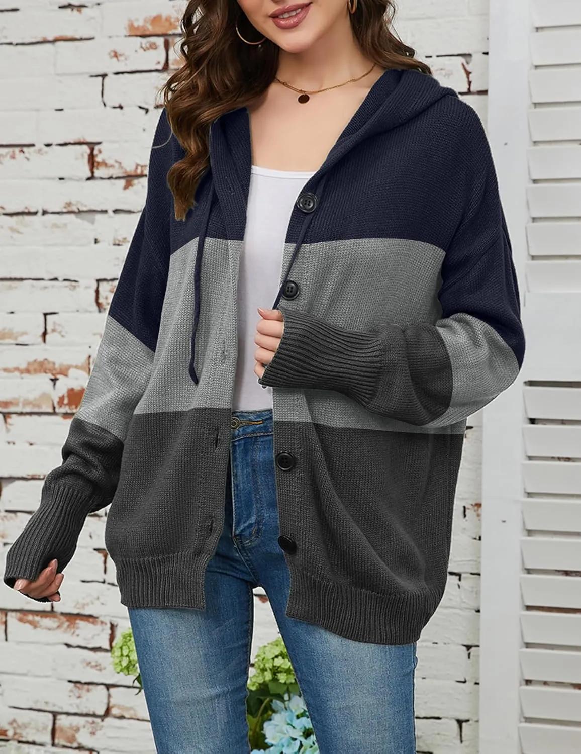 Women's Casual Cardigan Long Sleeve Hoodies Outfits