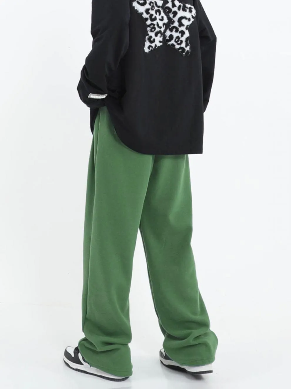 Women's Casual Wide Leg Sweatpants Loose Yoga Pants Comfy Lounge Jogger Baggy Sweatpants with Pockets