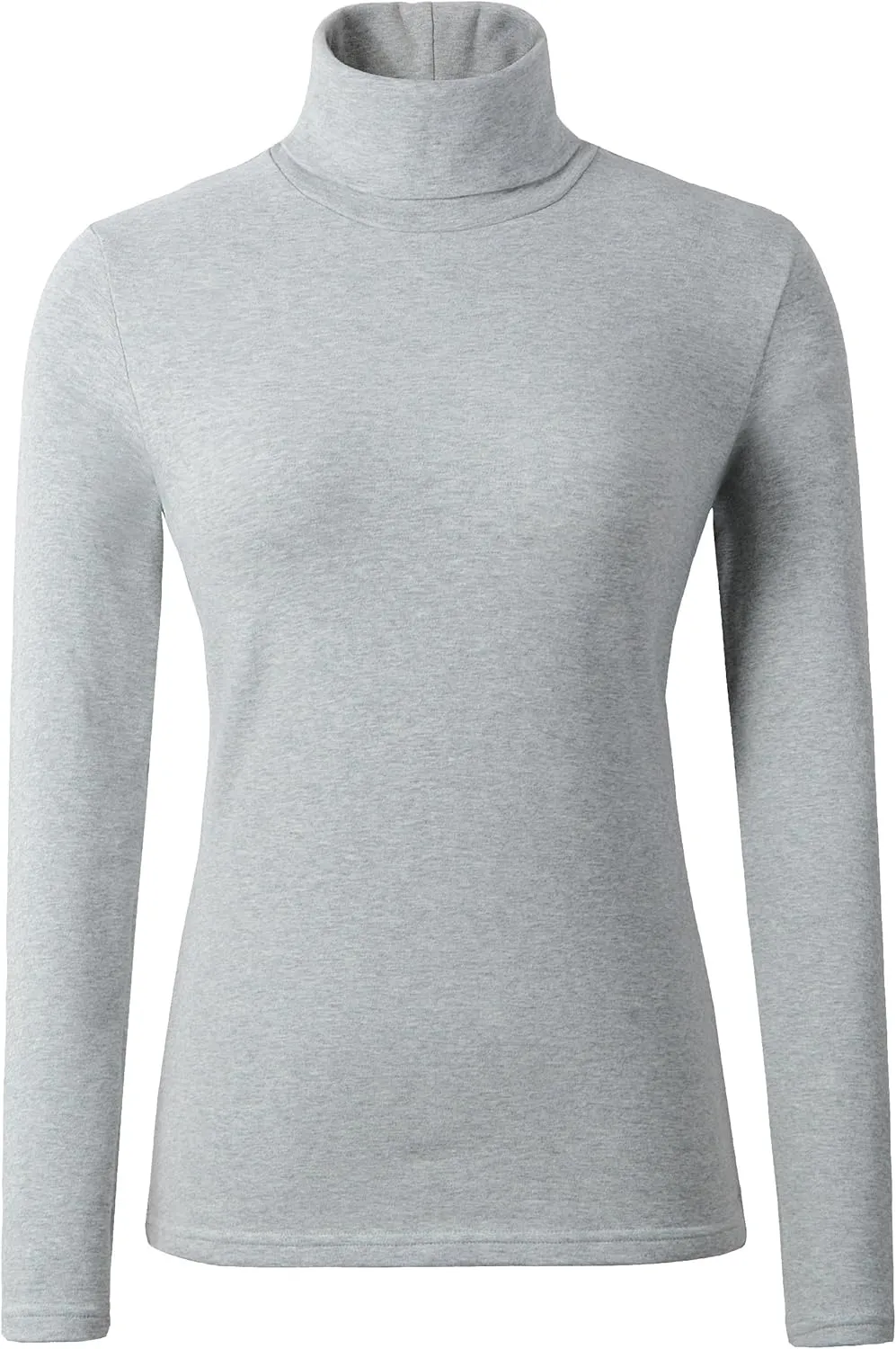 Women's Cotton Turtleneck Top Basic Pullover Sweater