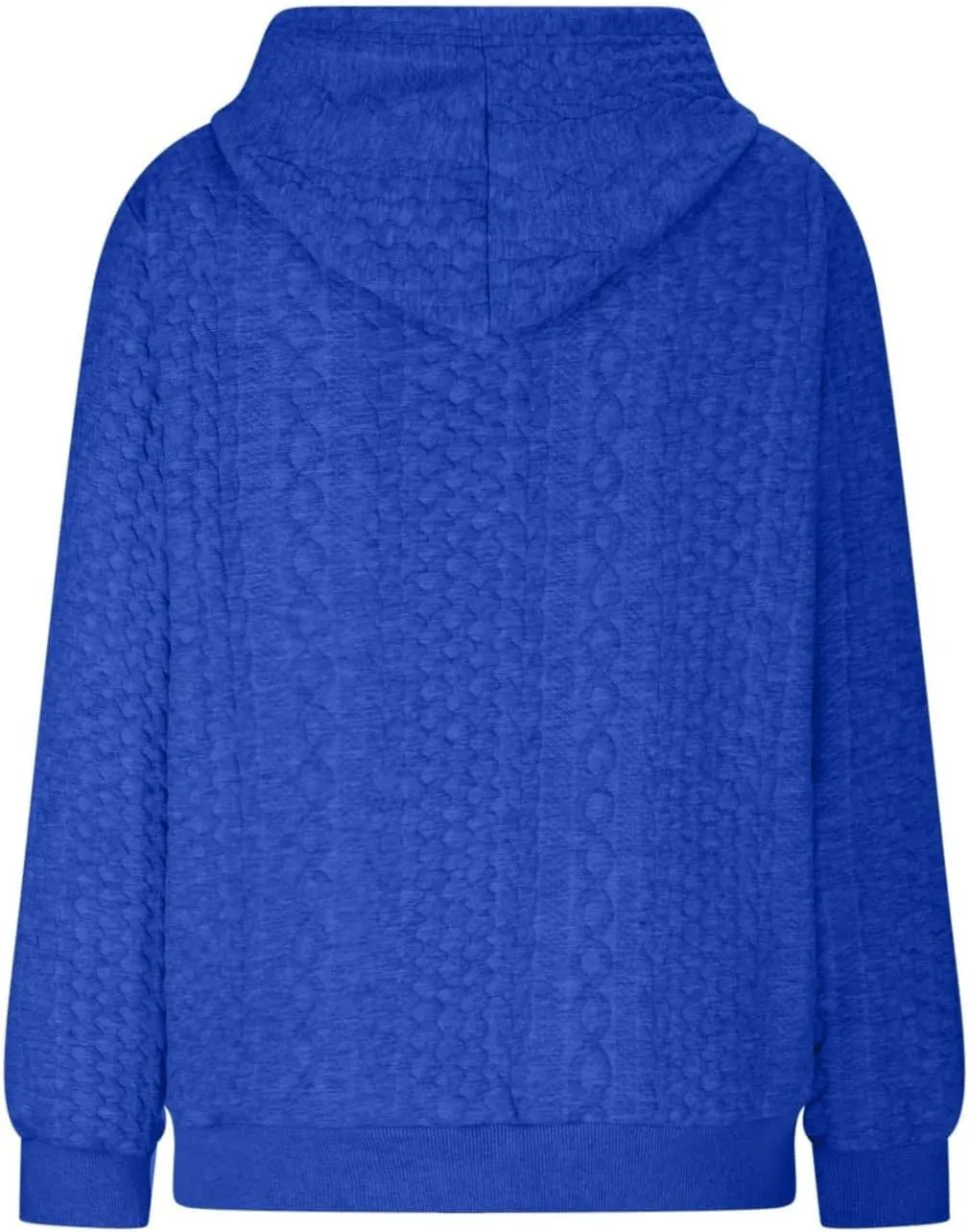 Womens Essentials Hoodie Oversized Cable Knit Hoodies Casual Long Sleeve Drawstring Pullover Sweater Fall Outfits 2024
