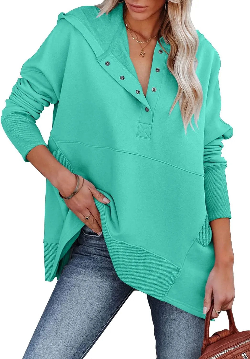 Womens Fashion Hoodies & Sweatshirt Pullover Fall Fashion 2024 Teen Girls Half Zip Winter Warm Top