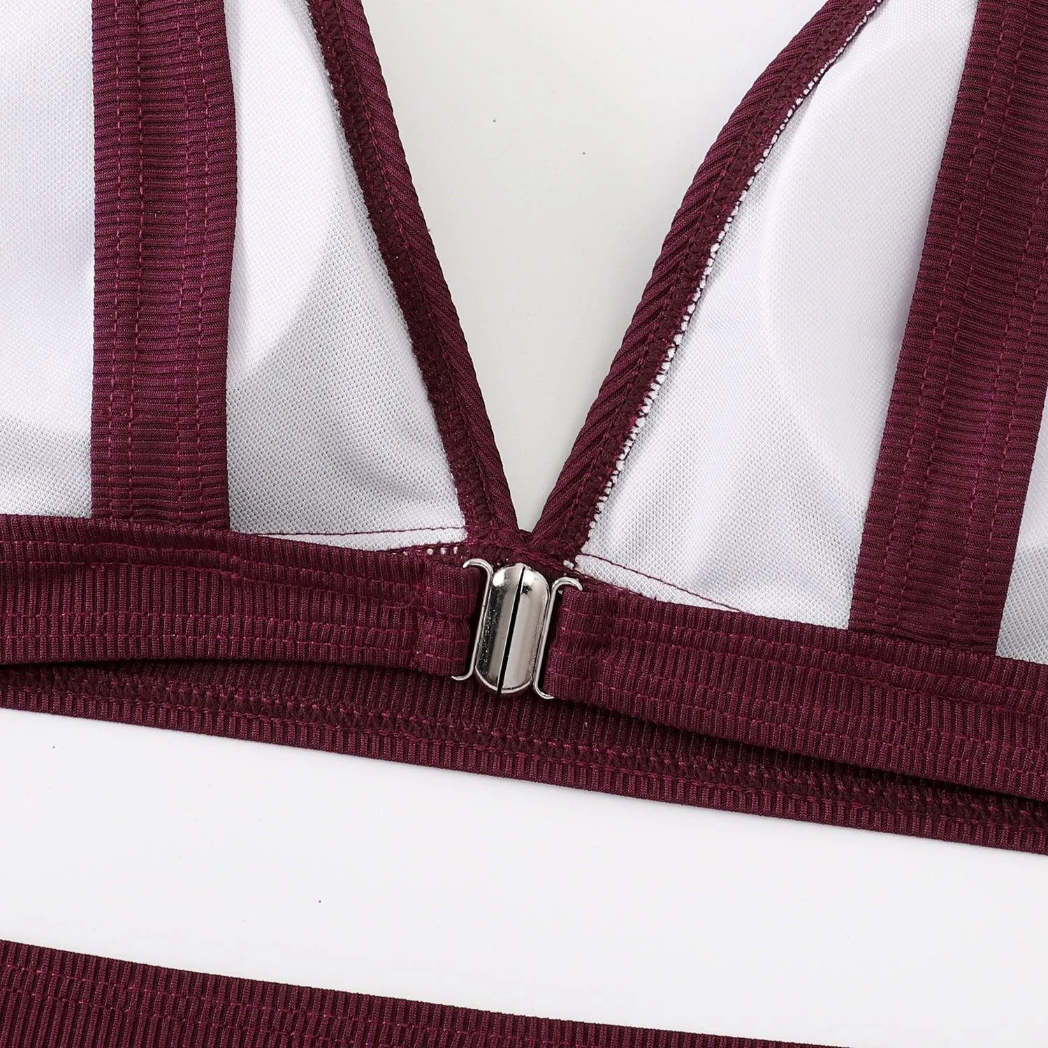 Women's GFIT High Waisted Bikini Set - Sporty Swimwear for Beach