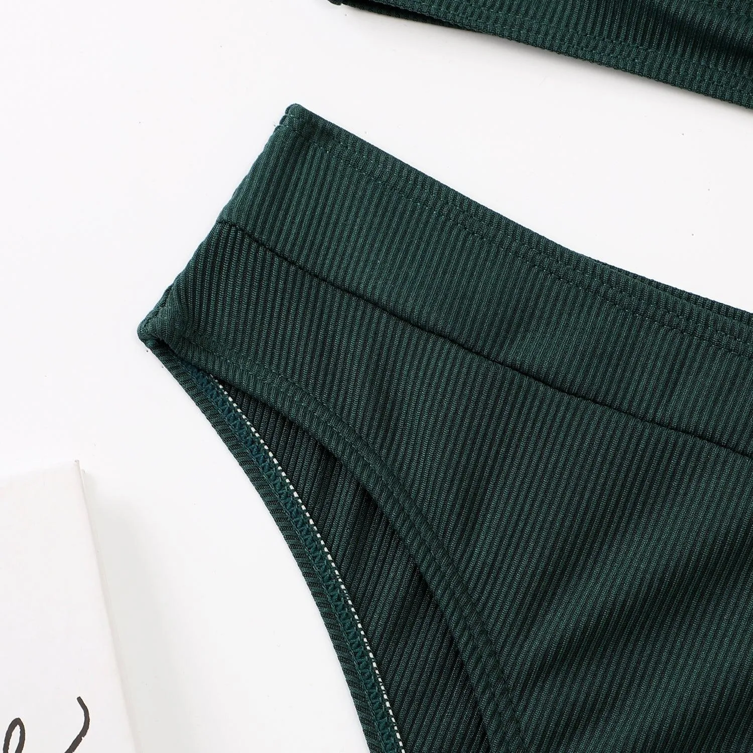 Women's GFIT High Waisted Bikini Set - Sporty Swimwear for Beach