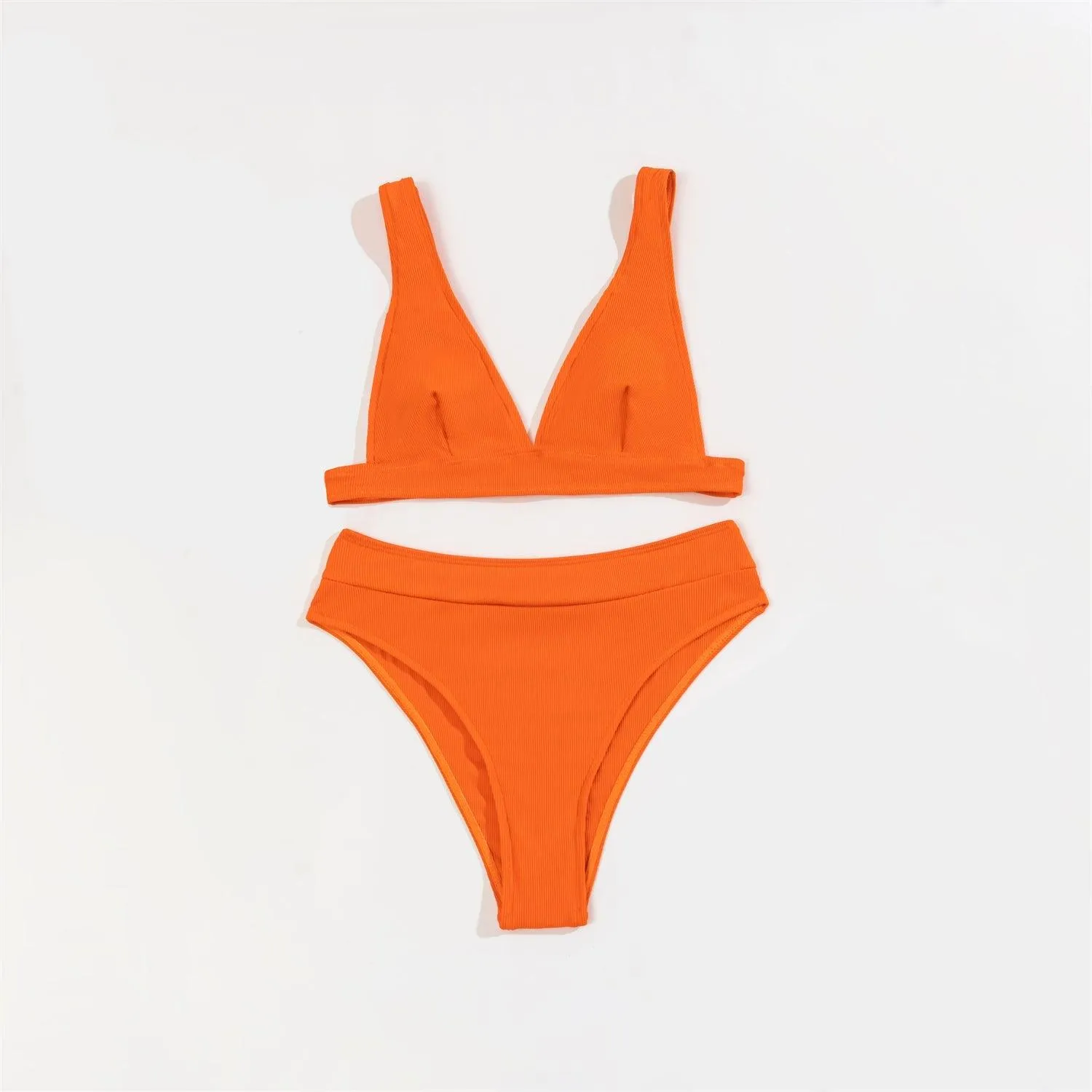 Women's GFIT High Waisted Bikini Set - Sporty Swimwear for Beach