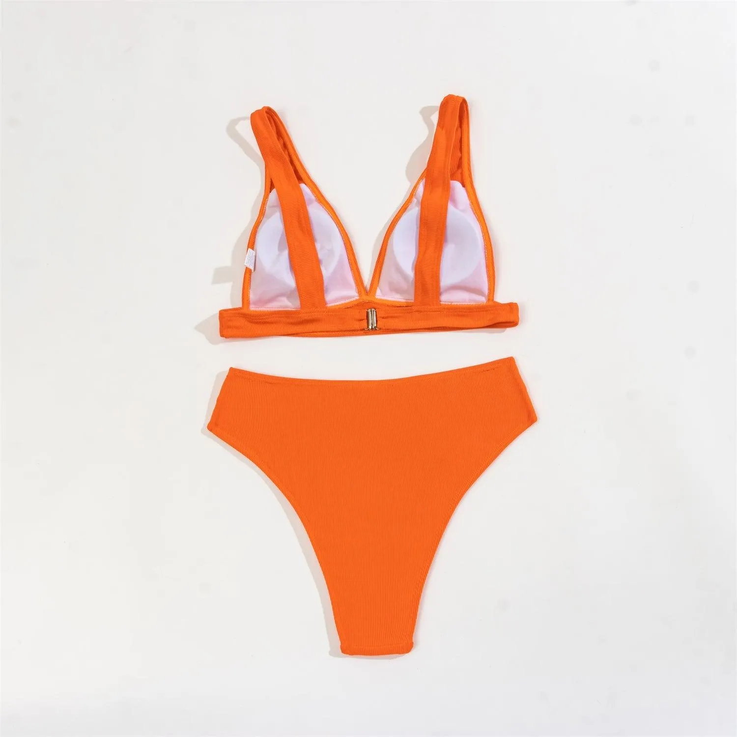 Women's GFIT High Waisted Bikini Set - Sporty Swimwear for Beach