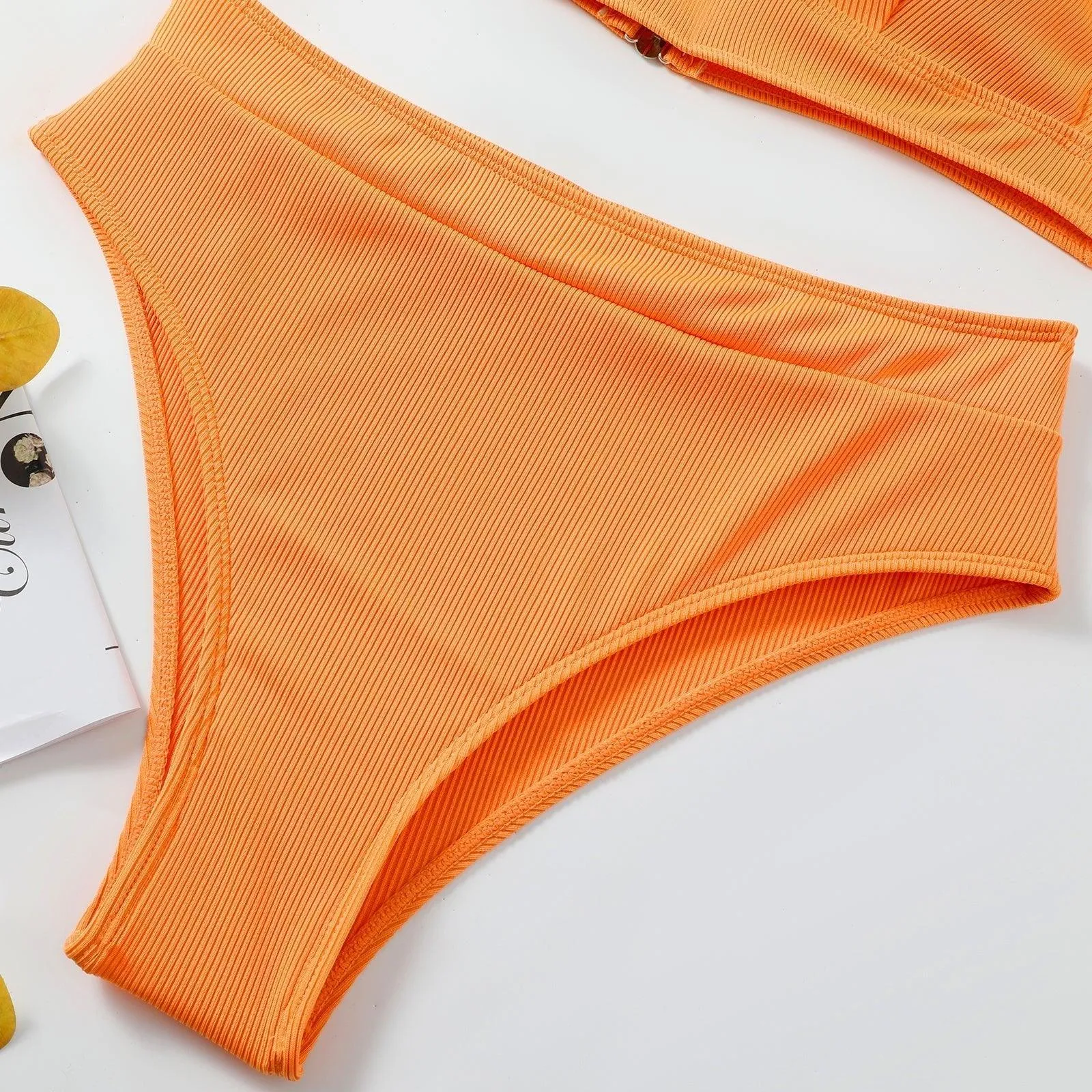 Women's GFIT High Waisted Bikini Set - Sporty Swimwear for Beach