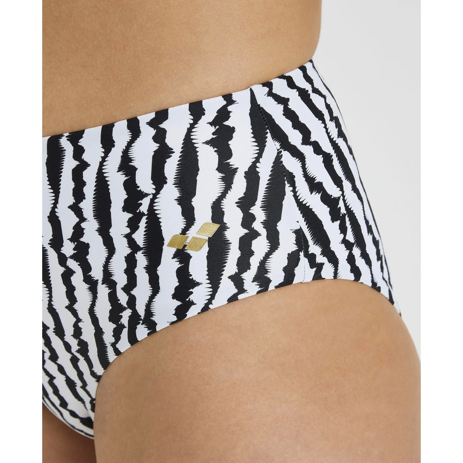 WOMEN'S HALTERNECK BIKINI ALLOVER - BLACK/MULTI