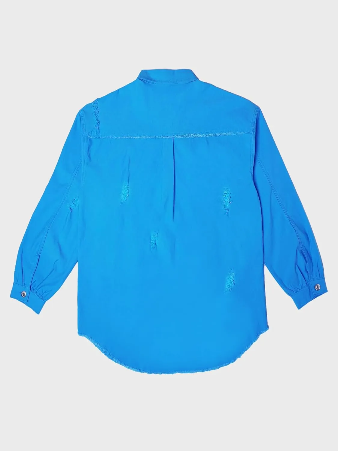 Women's Oversized Denim Jacket Jean Jacket Long Sleeve Casual Denim Shirt for Spring Fashion