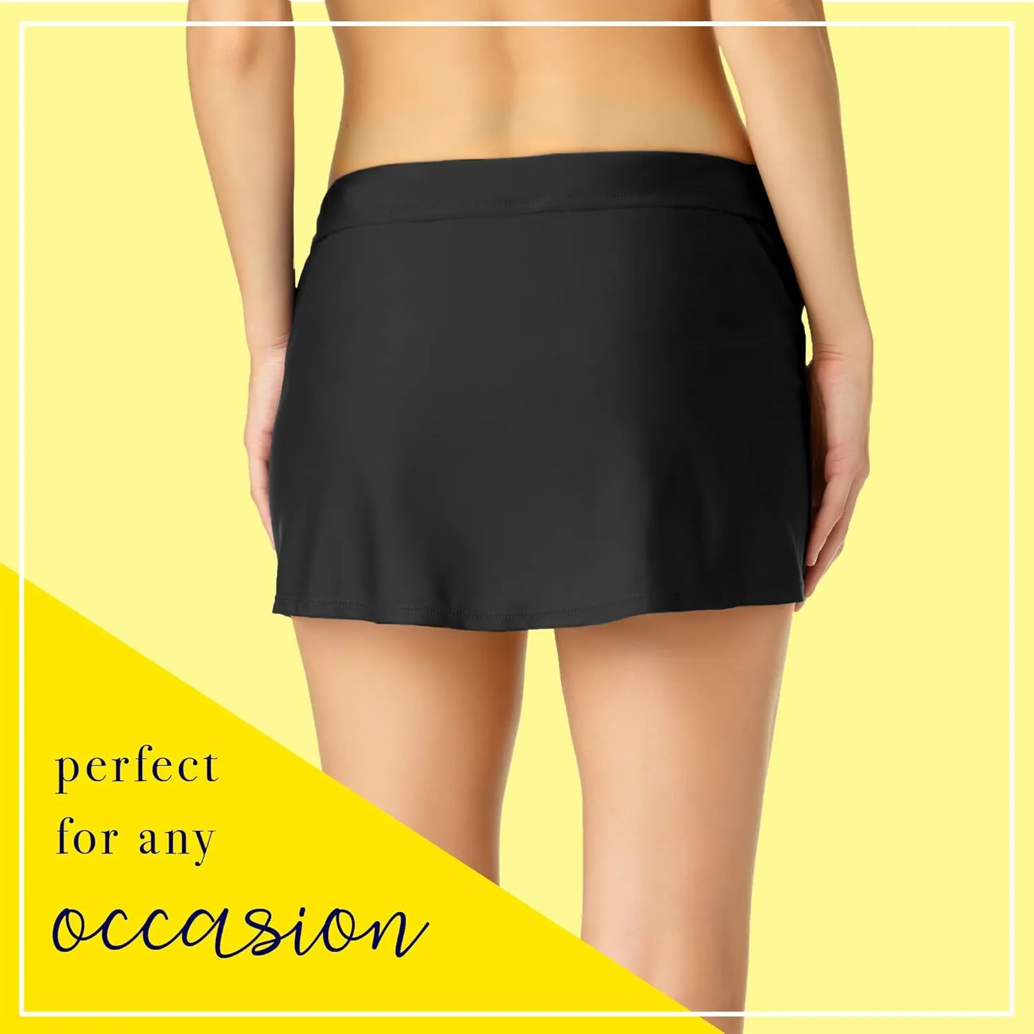 Women's Standard Skirted Bikini Swim Bottom Swimsuit