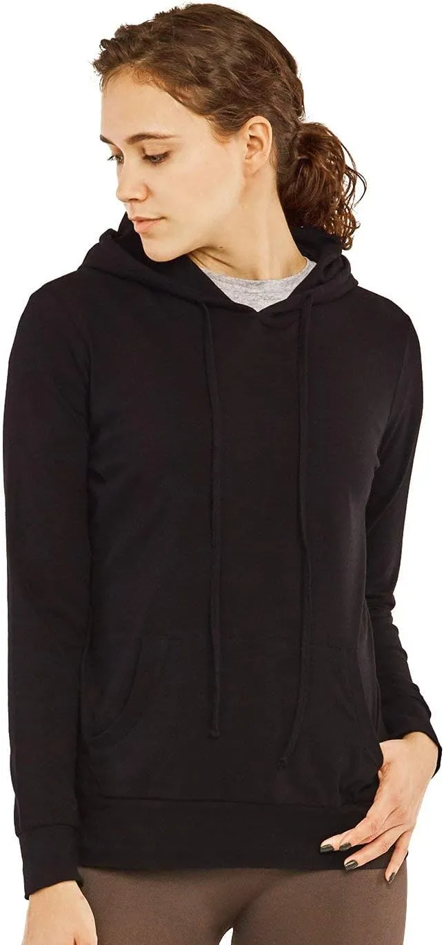 Women's Thin Cotton Pullover Hoodie Sweater