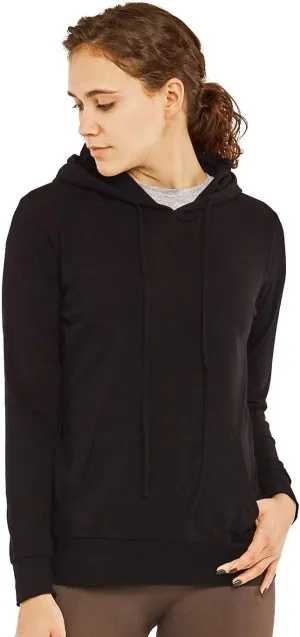 Women's Thin Cotton Pullover Hoodie Sweater