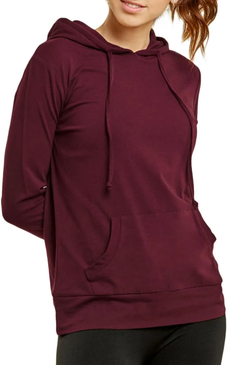 Women's Thin Cotton Pullover Hoodie Sweater