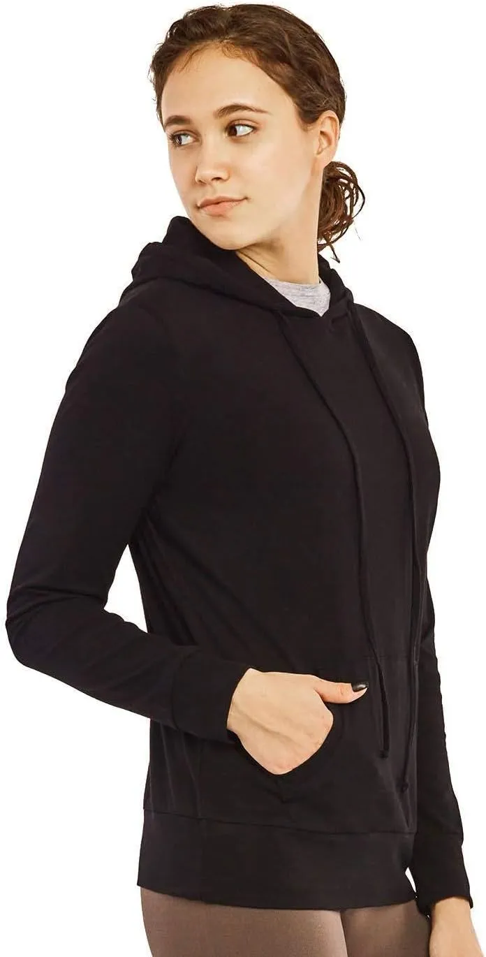 Women's Thin Cotton Pullover Hoodie Sweater