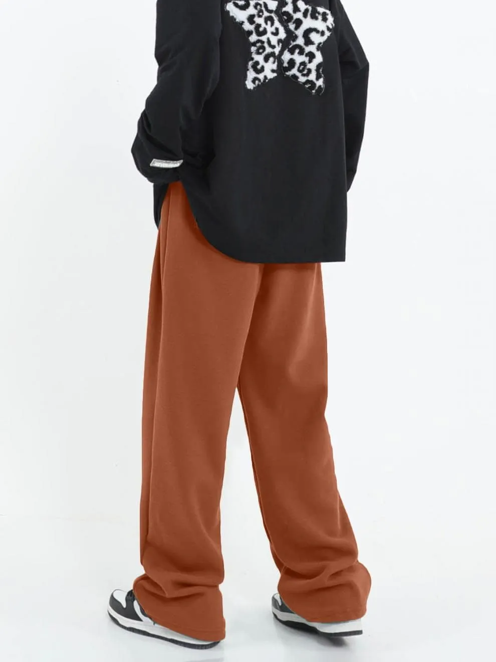 Womens Wide Leg Sweatpants Casual Loose Yoga Pants Comfy Lounge Joggers Baggy Sweatpants Pockets