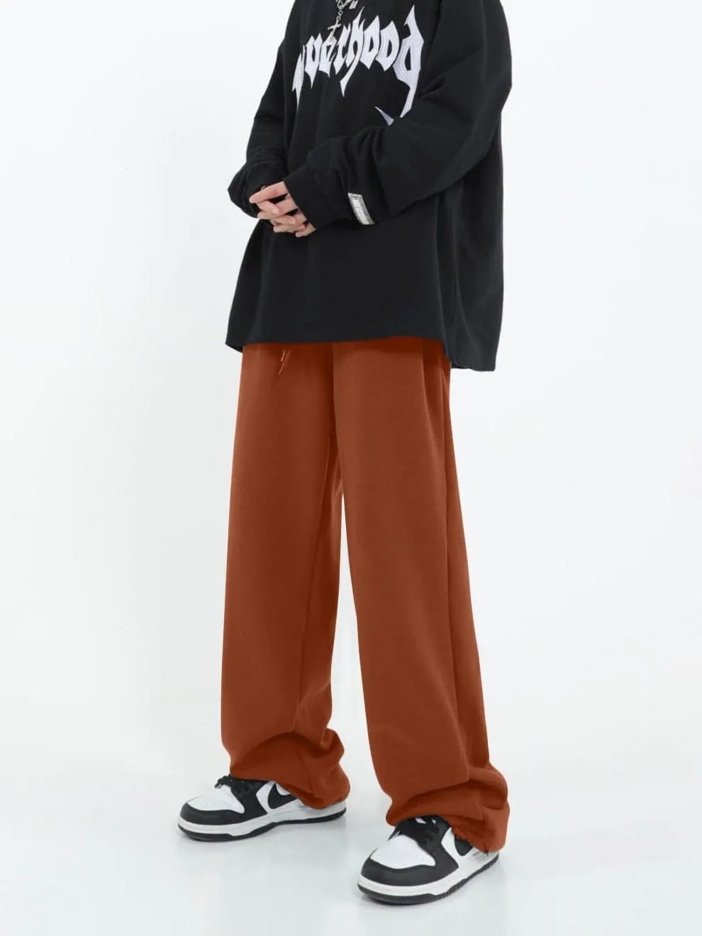Womens Wide Leg Sweatpants Casual Loose Yoga Pants Comfy Lounge Joggers Baggy Sweatpants Pockets