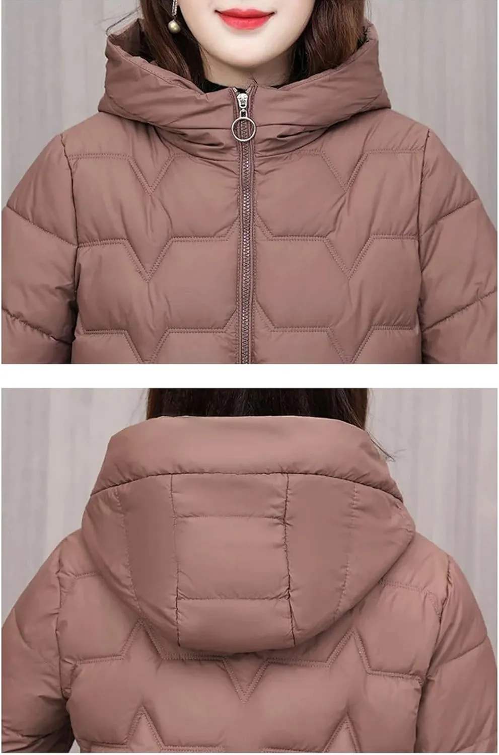 Women's Winter Down Cotton-Padded Jacket Coat Korean Fashion Lady Keep Warm Thicken Cotton-Padded Clothes