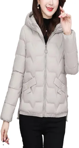 Women's Winter Down Cotton-Padded Jacket Coat Korean Fashion Lady Keep Warm Thicken Cotton-Padded Clothes