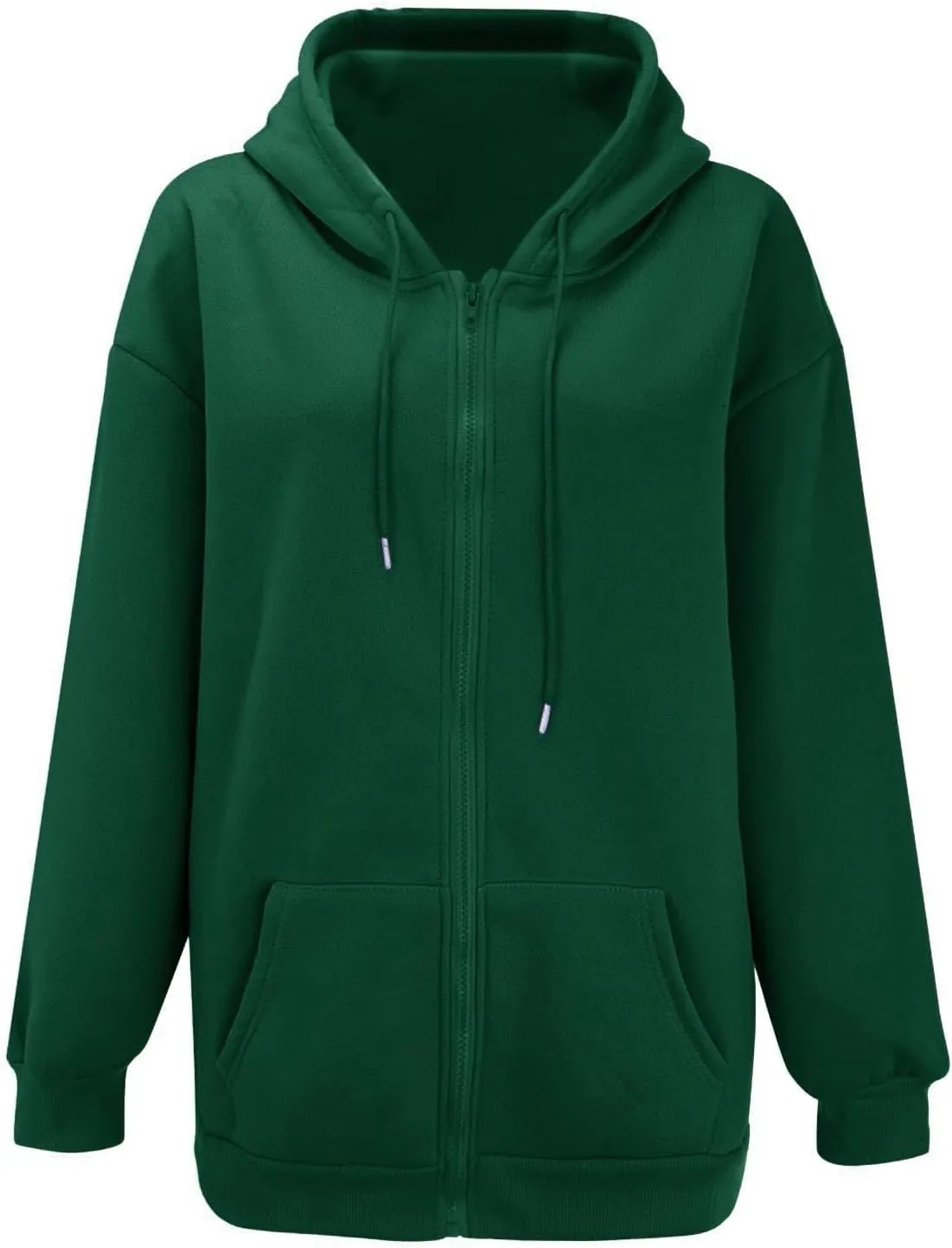 Womens Zip Up Hoodies Long Sleeve Sweatshirts Fall Outfits Oversized Sweaters Casual Fashion Y2K Jackets