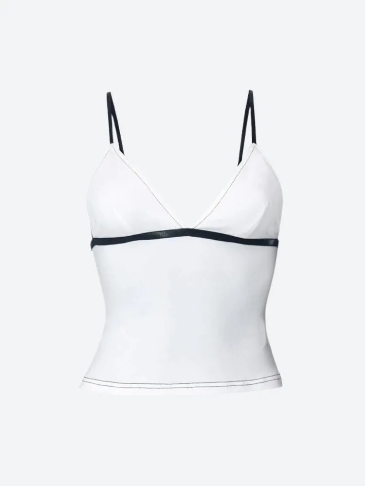 Y2K Contrast Basic Top
