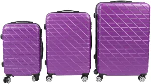 Yosoo Luggage Set, 3PCS Luggage Set Spinner Wheel Hardshell Suitcase Lightweight Luggage Sets with Tsa Lock 150kg Load Capacity 20in 24in 28in Luggage Expandable Suitcase for Travel