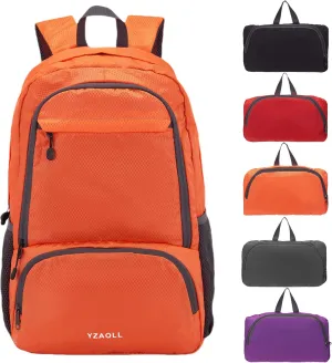 YZAOLL 30L Lightweight Packable Travel Hiking Backpack Daypack Foldable Backpack Water Resistant Daypack for Women Men