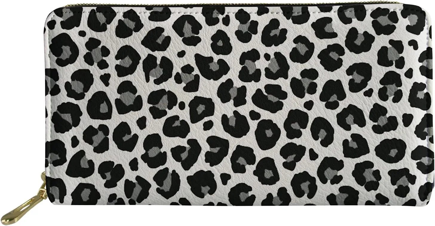 ZFRXIGN Long Wallet for Women Men Soft Leather Pouch Durable Credit Card Purse