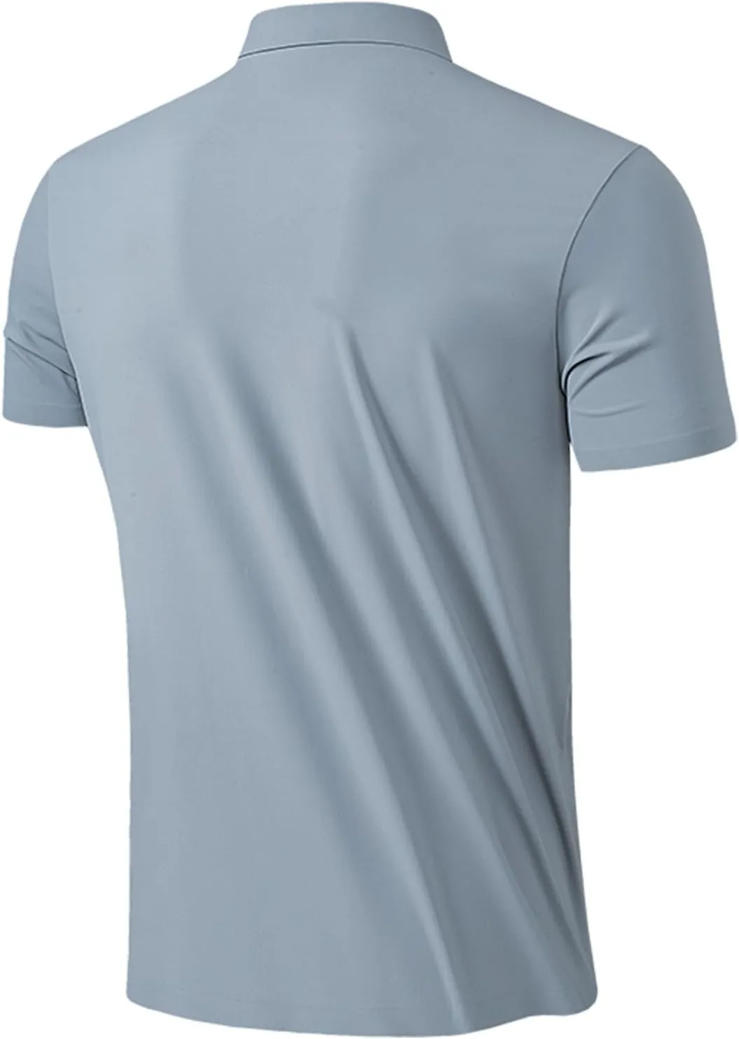 ZUEVI Men's Polo Shirts Short Sleeve Performance Designed Golf Polos Quick Dry Collared T-Shirts for Men Daily Casual Outdoor