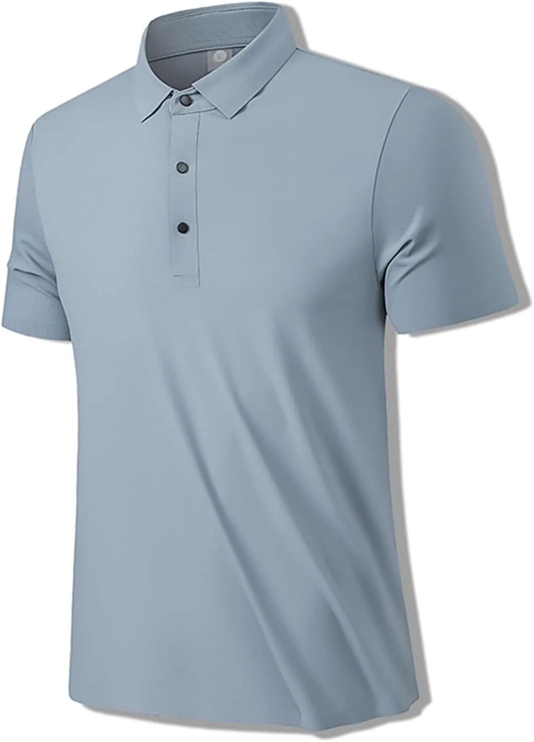 ZUEVI Men's Polo Shirts Short Sleeve Performance Designed Golf Polos Quick Dry Collared T-Shirts for Men Daily Casual Outdoor